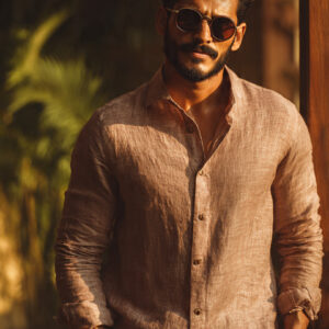 desert khaki linen