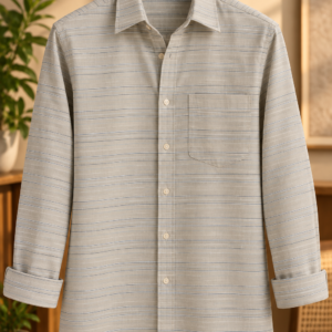Charcoal Grey Stripe Shirt