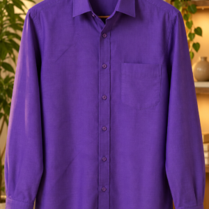 Rich Purple Cotton Shirt